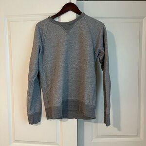 J. Crew Vintage Fleece Heather Gray Pullover